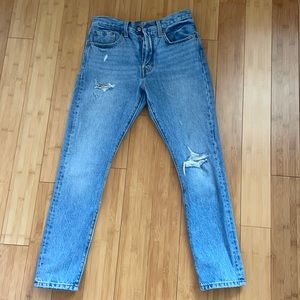 Levi’s 501 skinny jeans, never worn & without tags